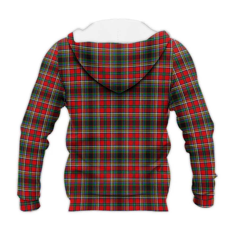 Anderson of Arbrake Tartan Knitted Hoodie with Family Crest