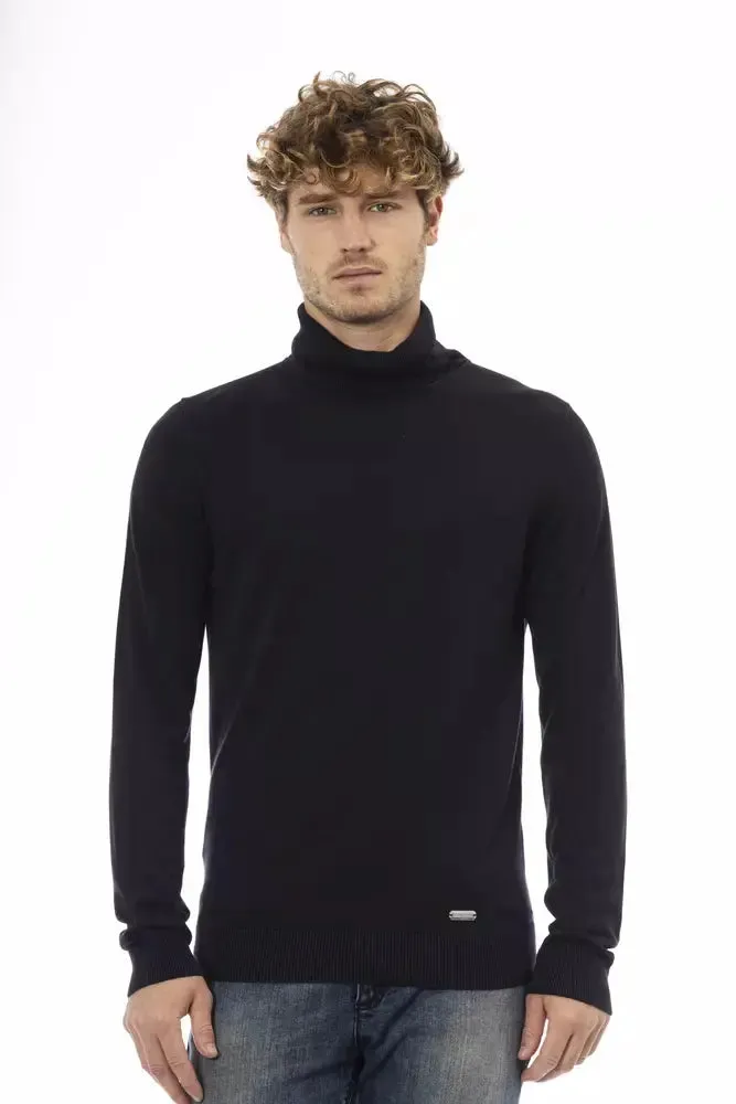 Baldinini Trend Blue Modal Men Sweater