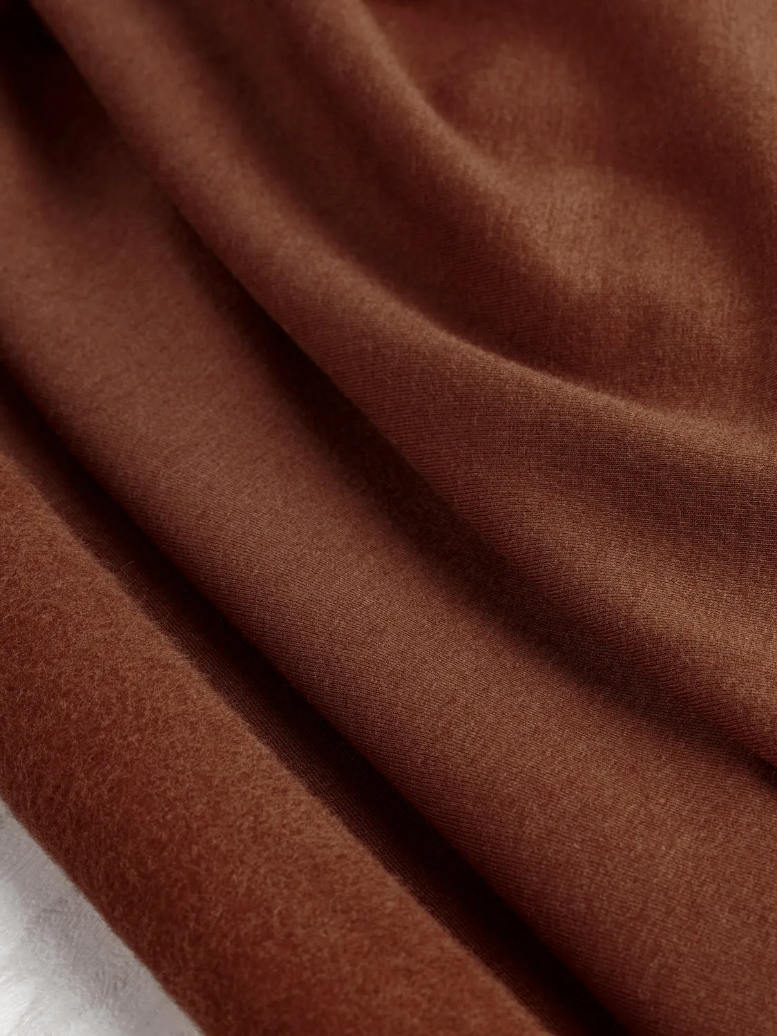 Bamboo Cotton Stretch Fleece - Sienna - Swatch