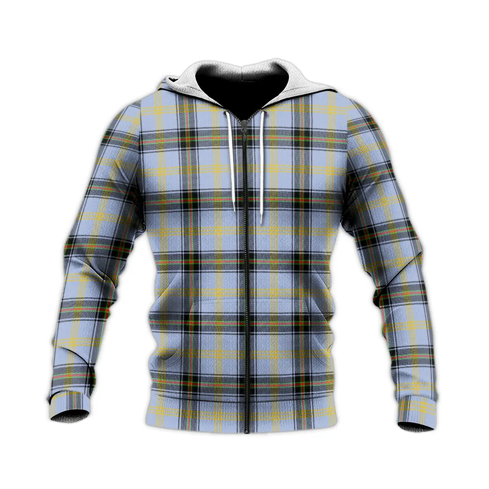 Bell Tartan Knitted Hoodie