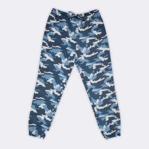 Blue Camo Lounge Jogger