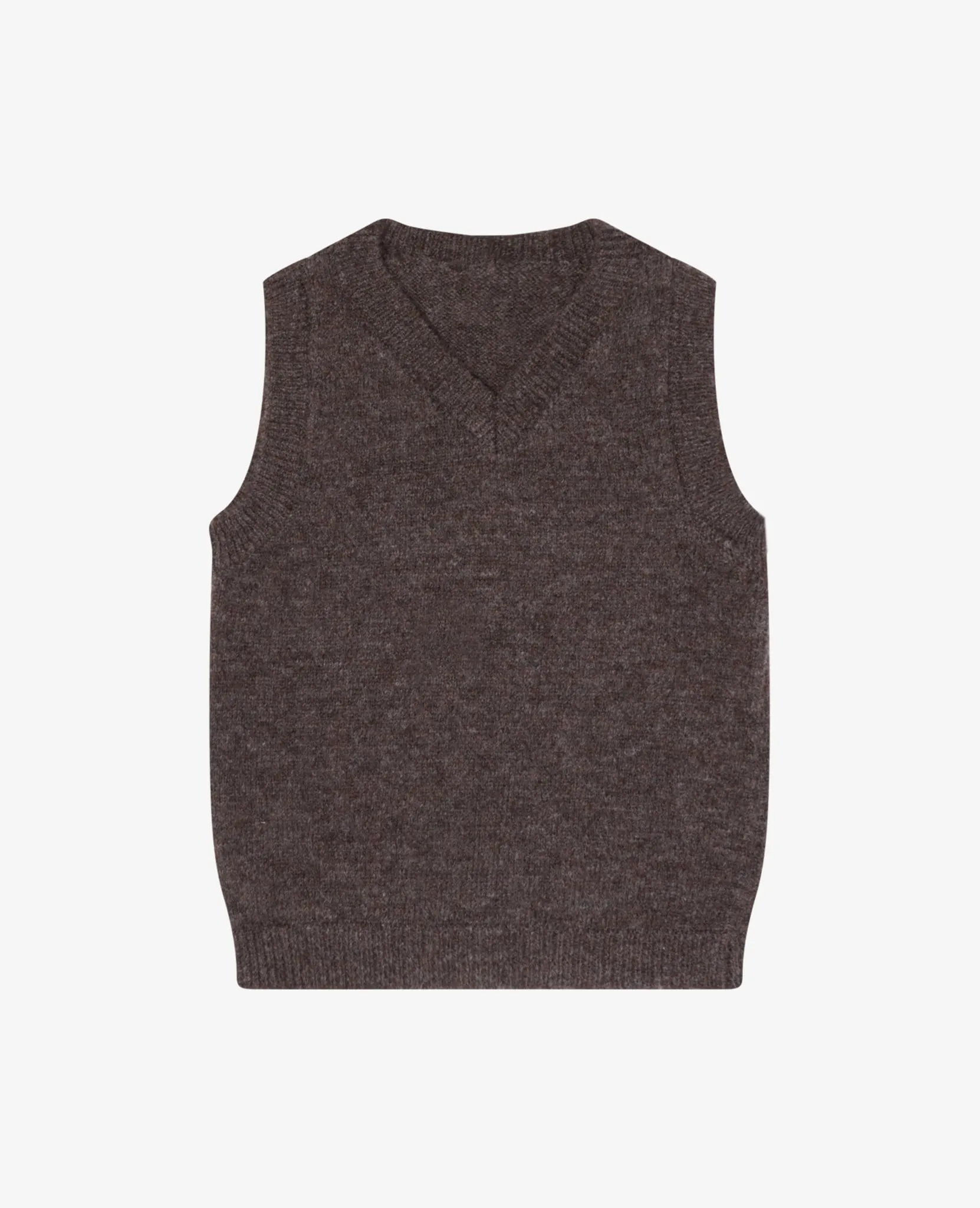 BOBBIENNM WOOL MIX KNITTED VEST