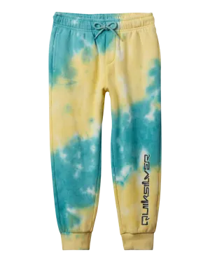 Boys New Tie Dye Joggers in Marine Blue