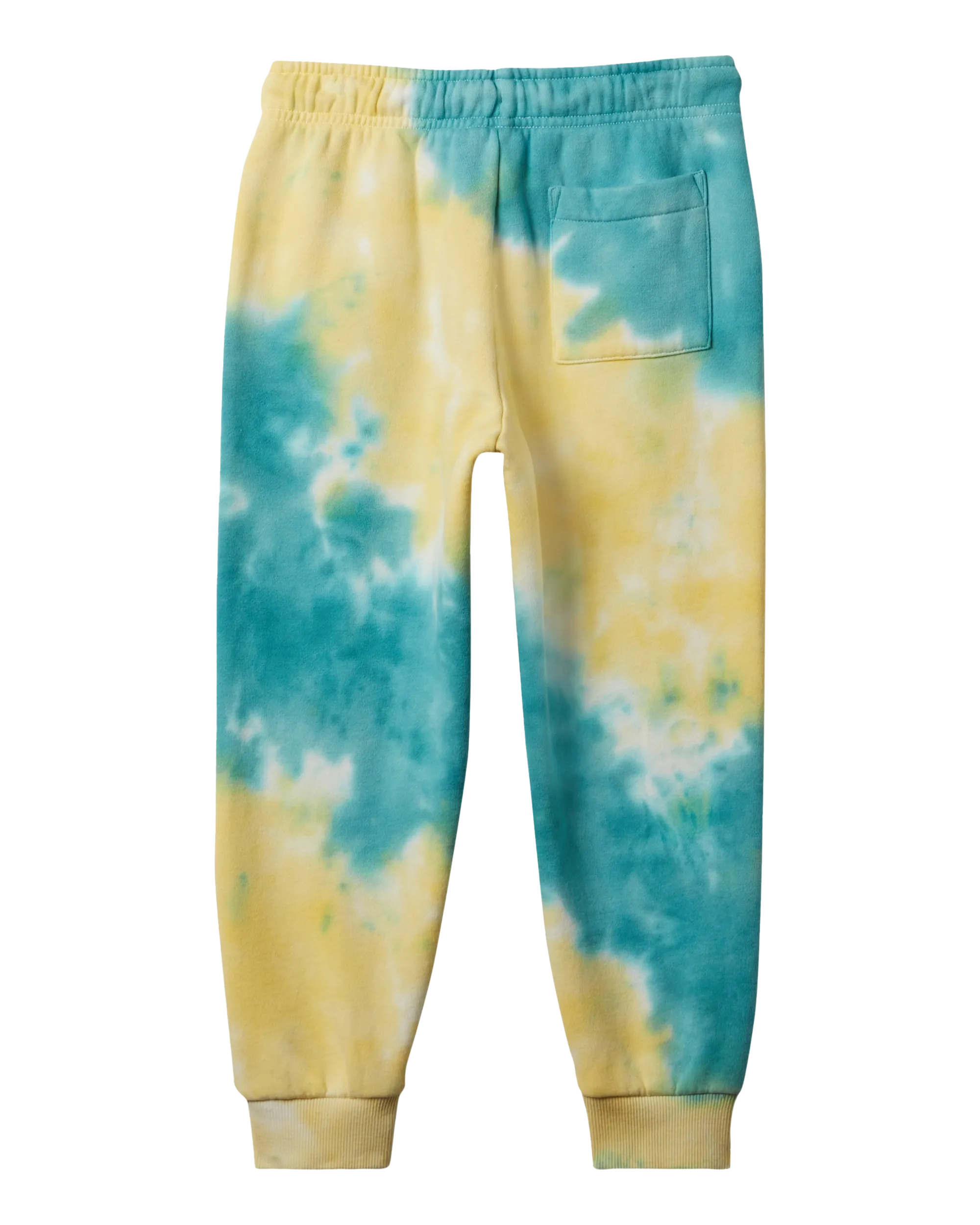 Boys New Tie Dye Joggers in Marine Blue