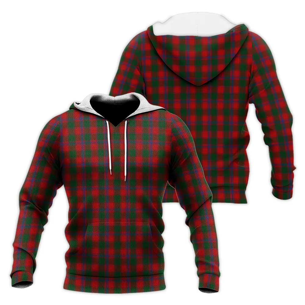 Bruce Old Tartan Knitted Hoodie