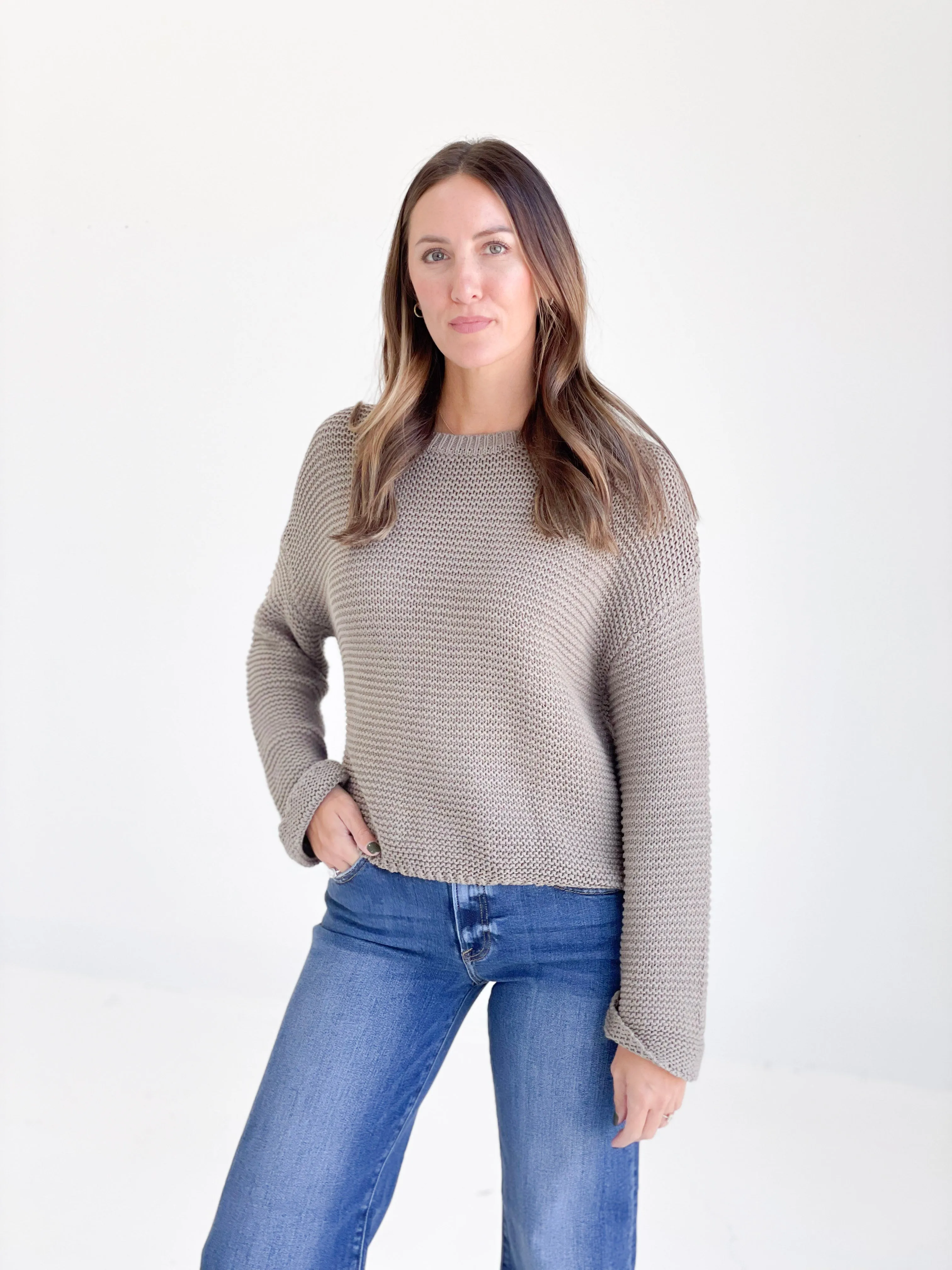 Cherrie Knit Sweater - Olive