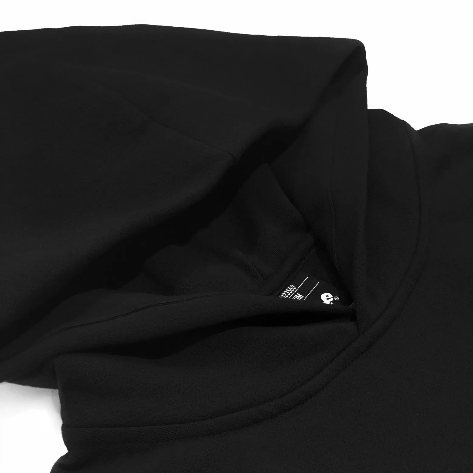 Doberman Drop Shoulder Black Pullover Hoodie