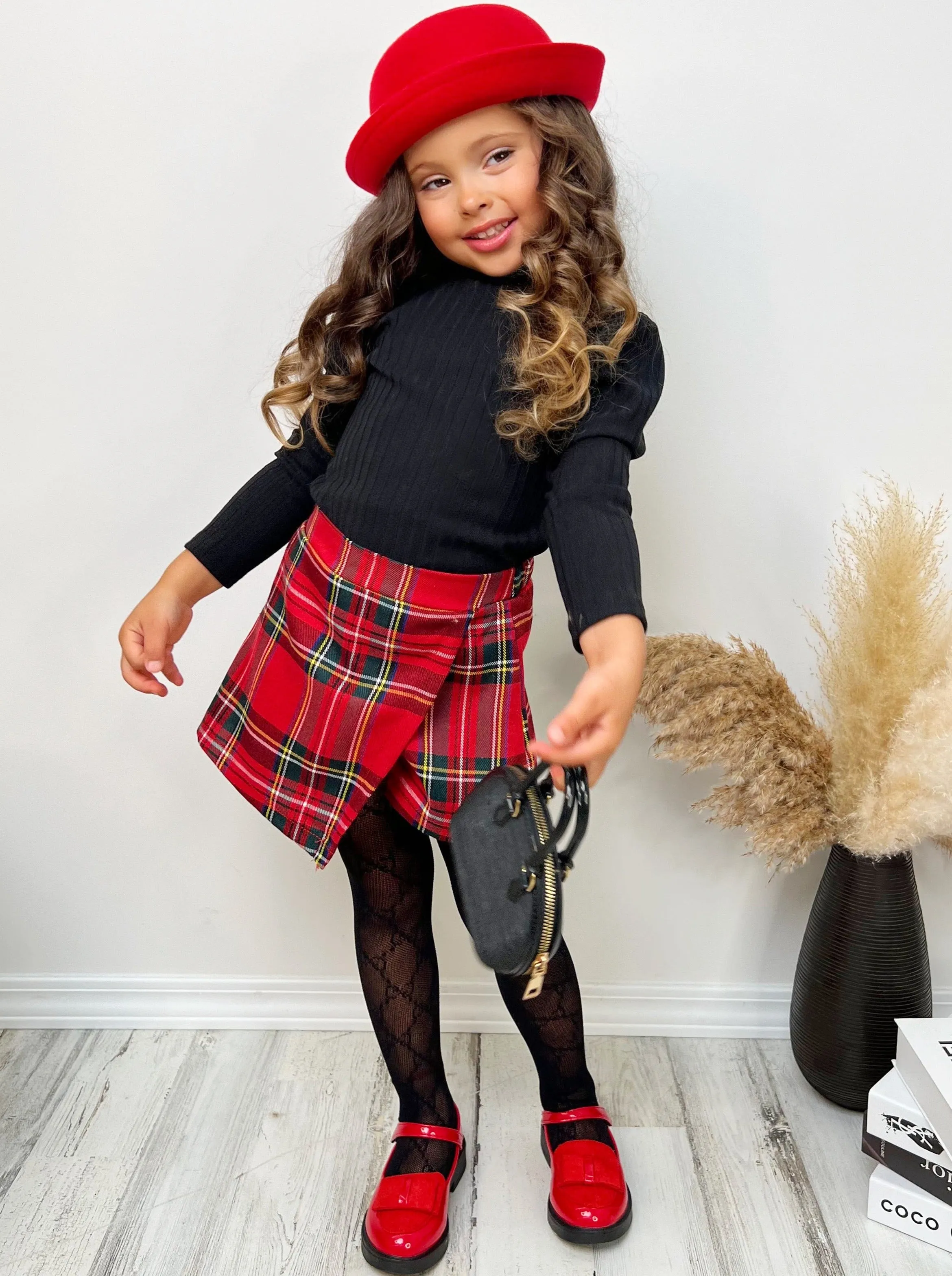 Fashion Goals Plaid Skort Set