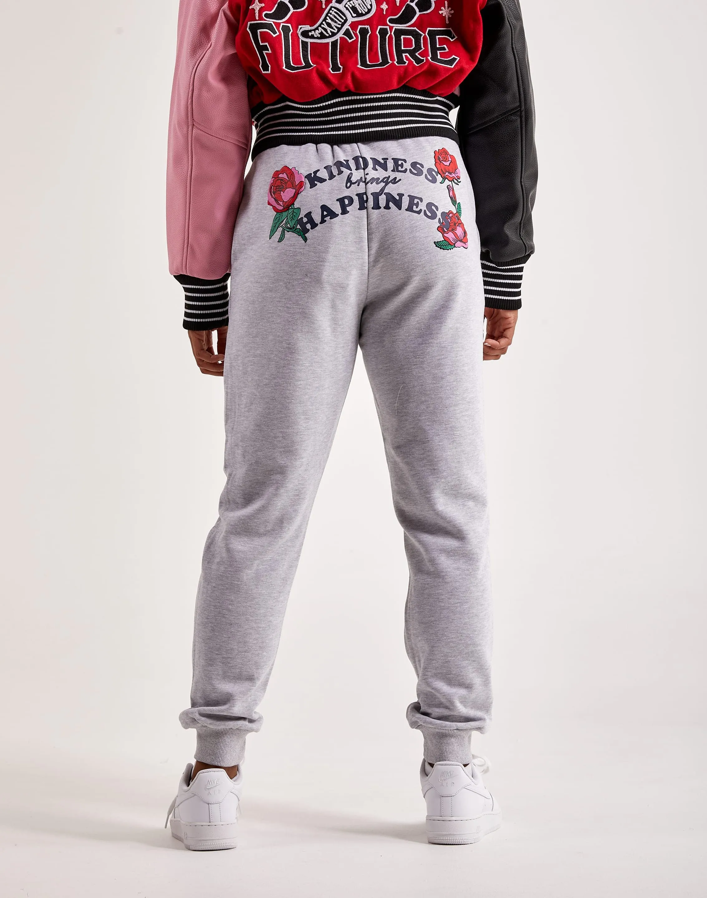 First Row Flower Power Fleece Joggers