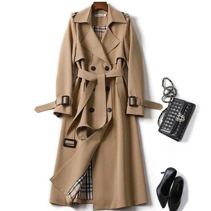 Haba - plain trench coat for women