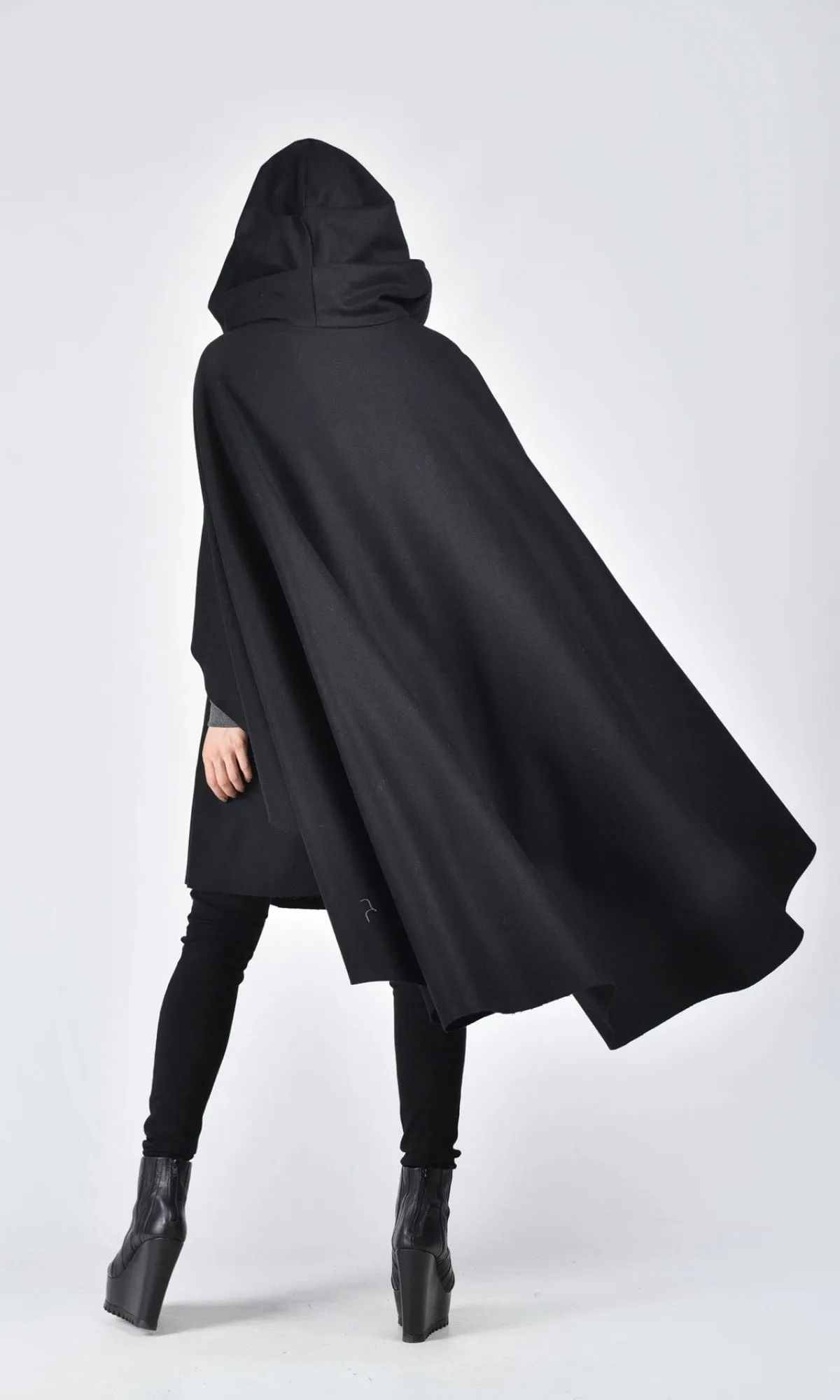 Hooded Cape Coat