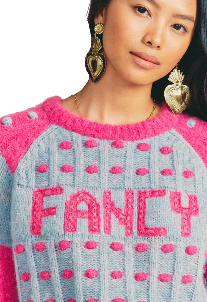 LoveShackFancy Ellyn Crewneck Pullover