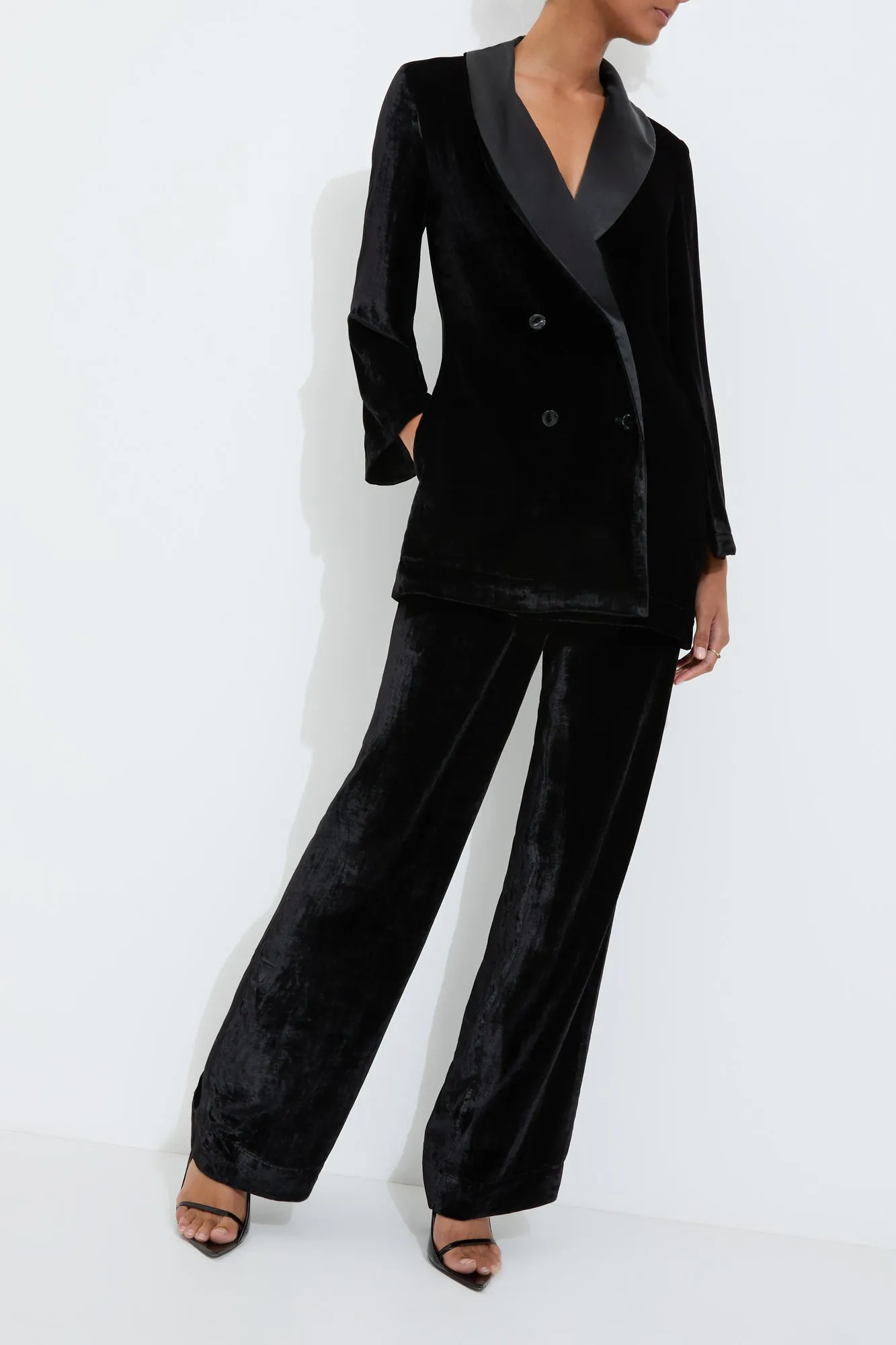 MARAIS TUXEDO JACKET {BLACK}