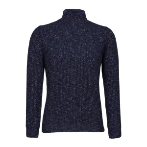 MCKINNON & CO X FERRANTE English Ribbed Turtleneck BLUE