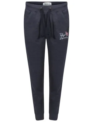 Melaina Cuffed Joggers In Mood Indigo Marl - Tokyo Laundry