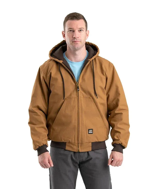 Men's Heritage Duck Hooded Active Work Jacket