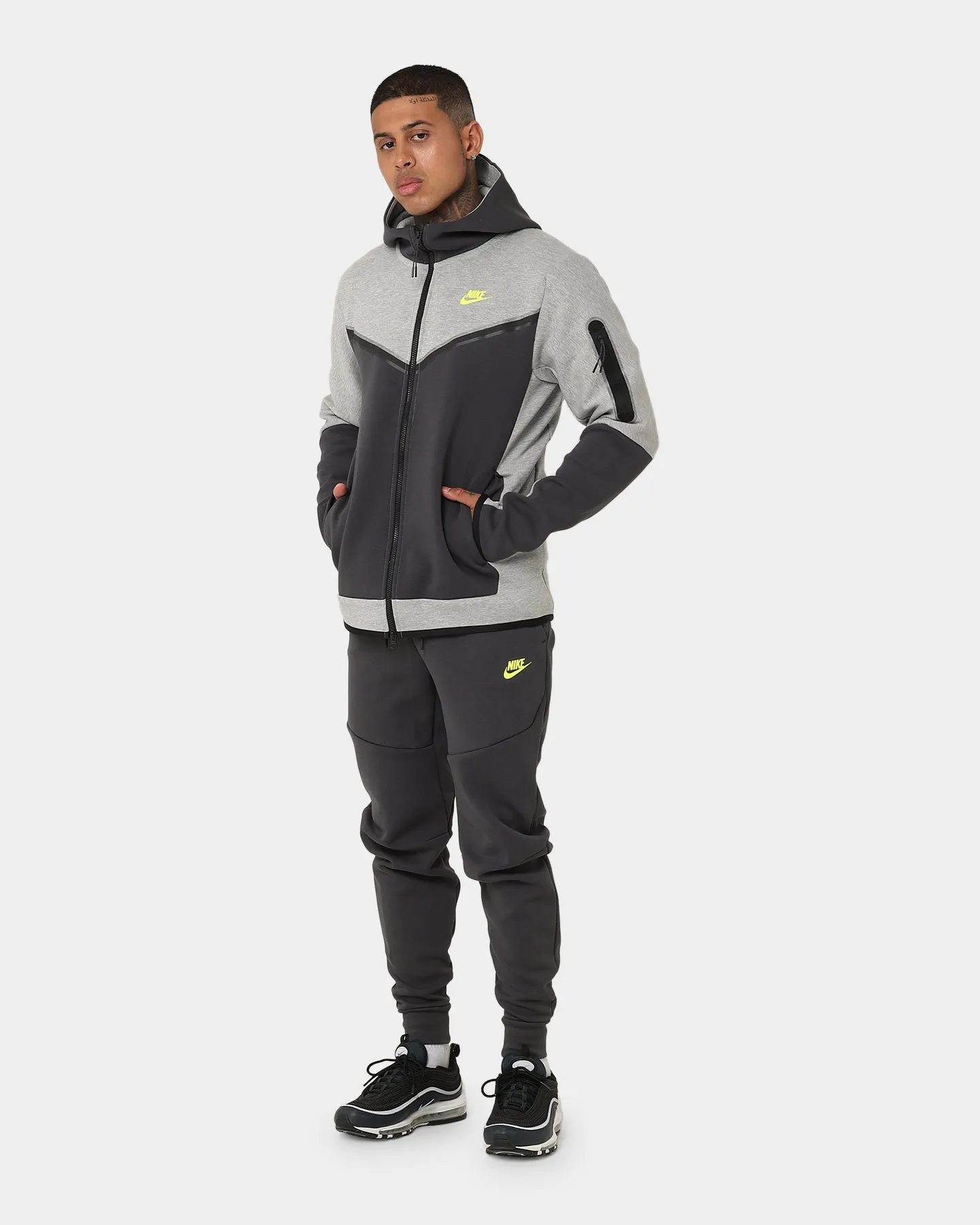 Nike Sportswear Tech Fleece Joggers Anthracite/Volt