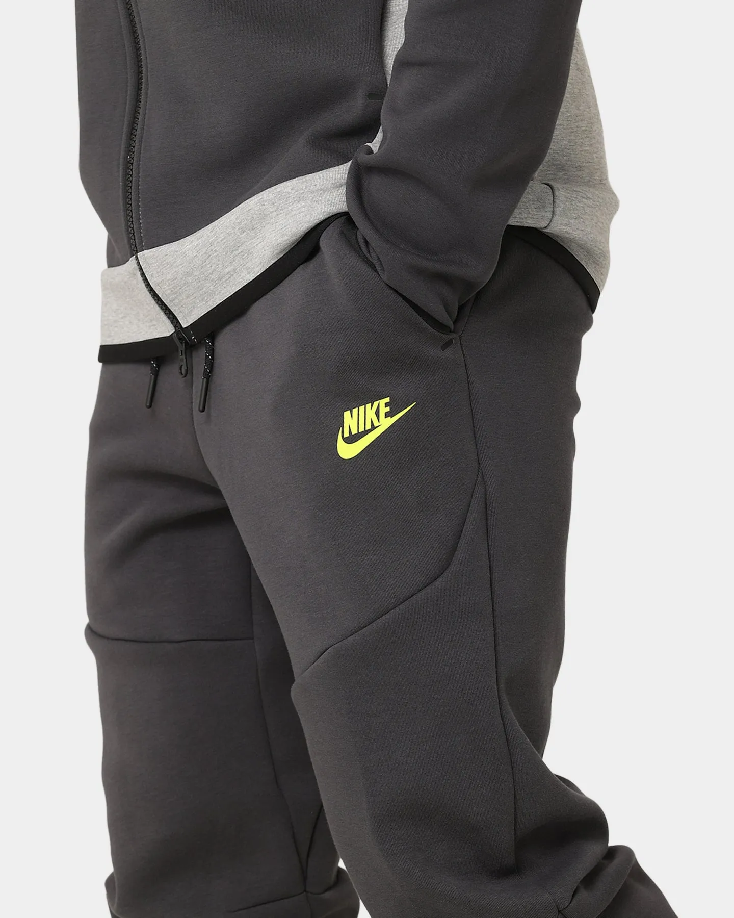 Nike Sportswear Tech Fleece Joggers Anthracite/Volt