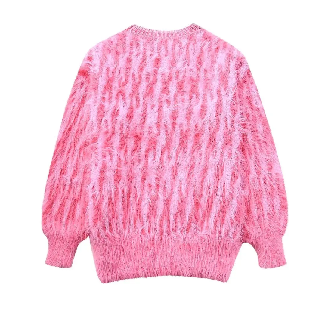 Radiant Neon Knit Pullover