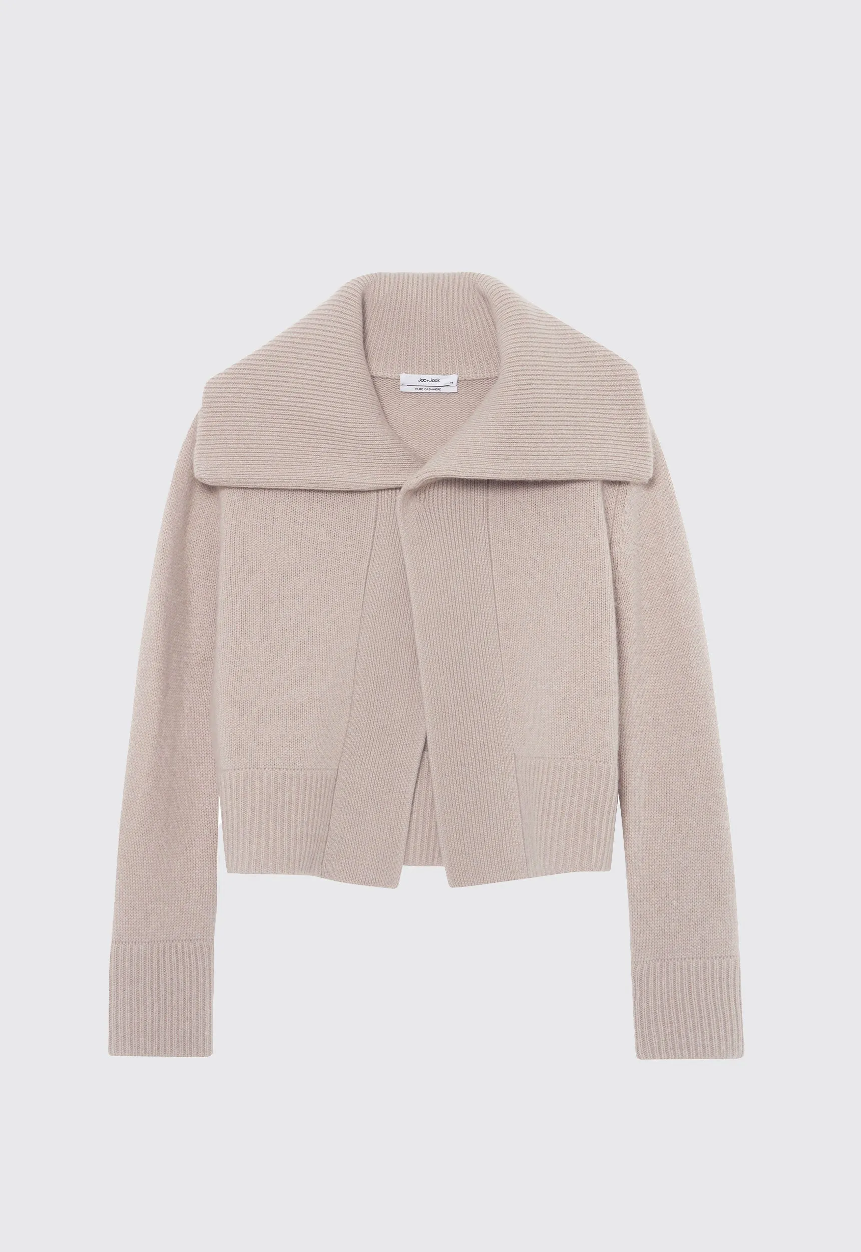 Saddle Cashmere Jacket - Flaxen Beige