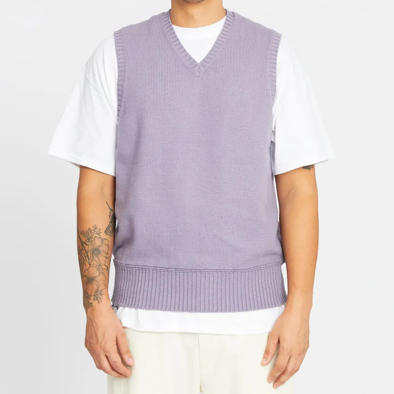 Sweater Vest - Lavender Cotton