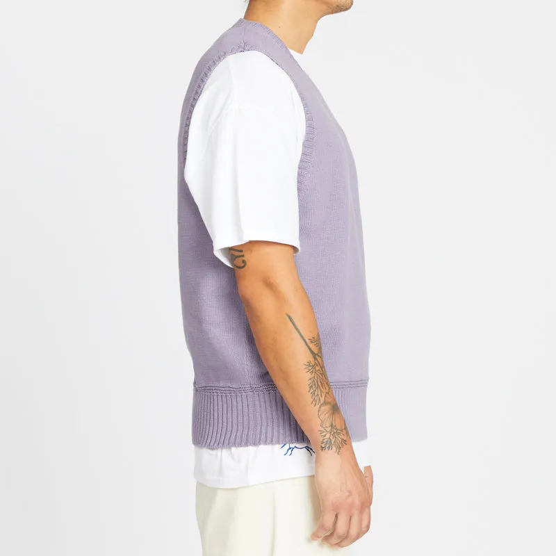 Sweater Vest - Lavender Cotton