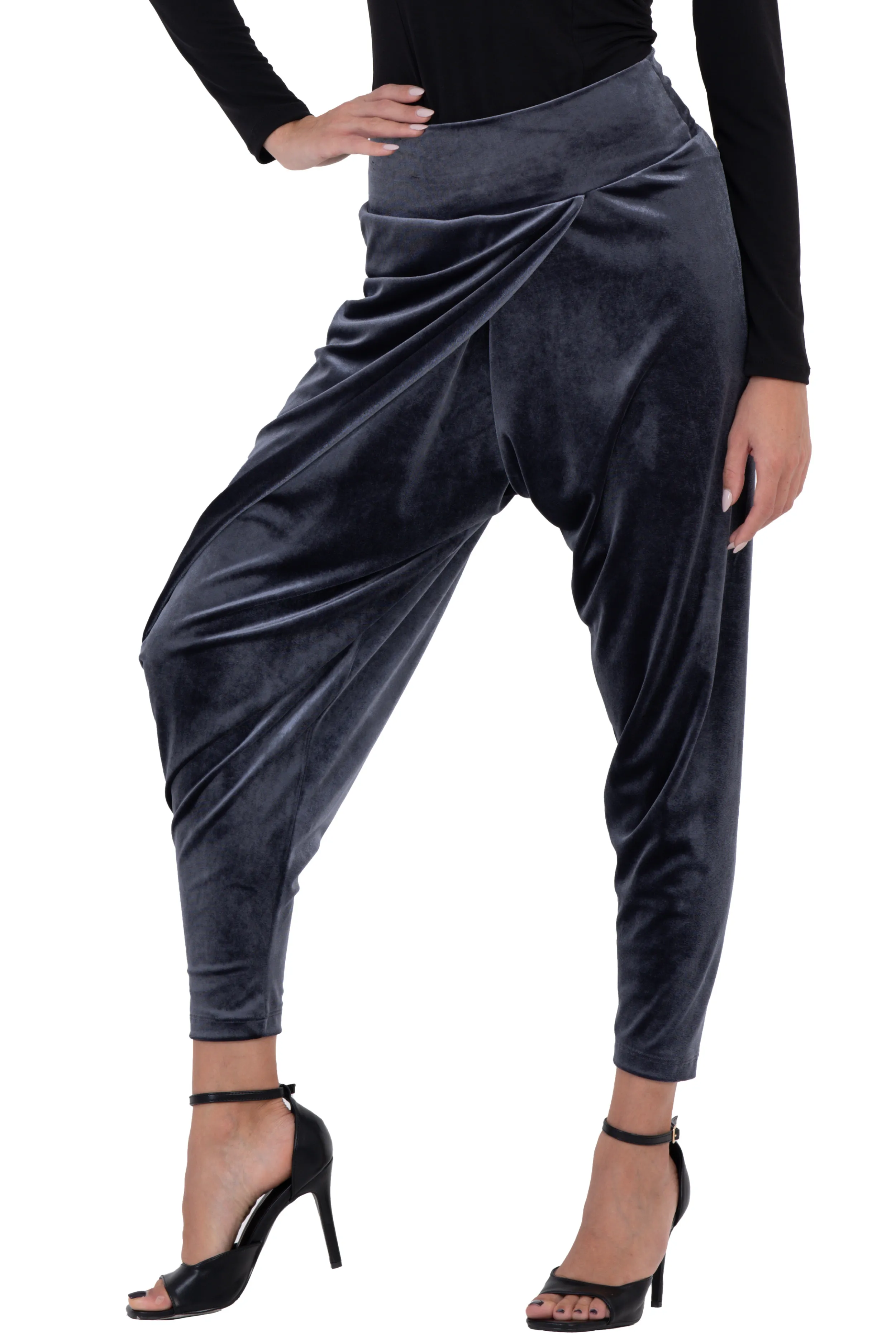 Velvet Harem Style Wrap Tango Pants