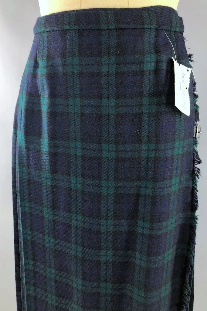 Vintage "Black Watch" Tartan Plaid Kilt