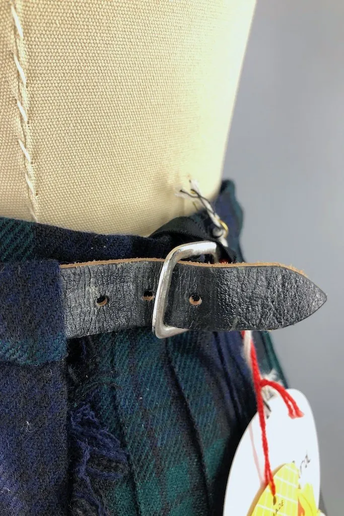 Vintage "Black Watch" Tartan Plaid Kilt