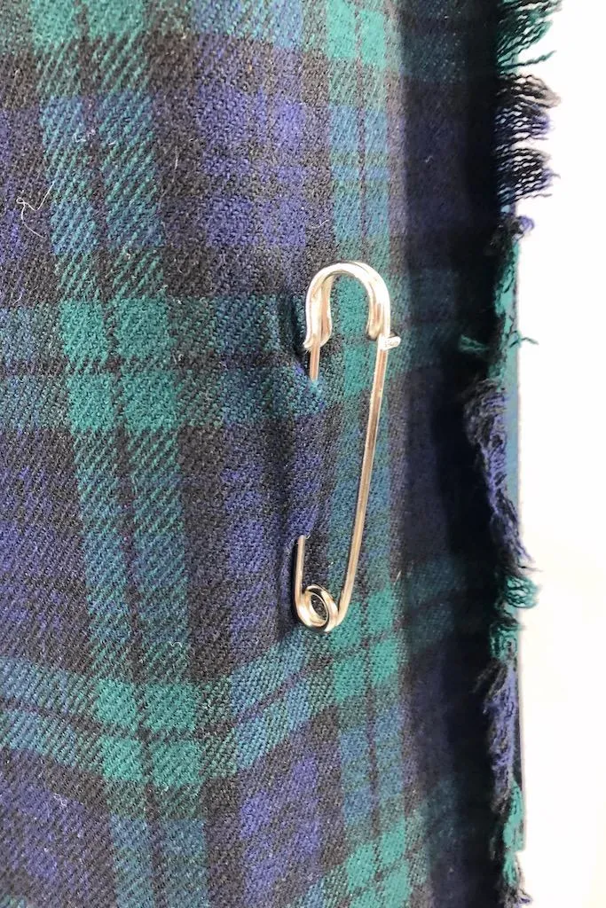 Vintage "Black Watch" Tartan Plaid Kilt