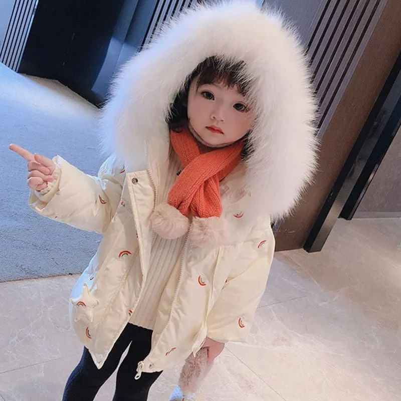 Winter Children's Quilted Hooded Jacket