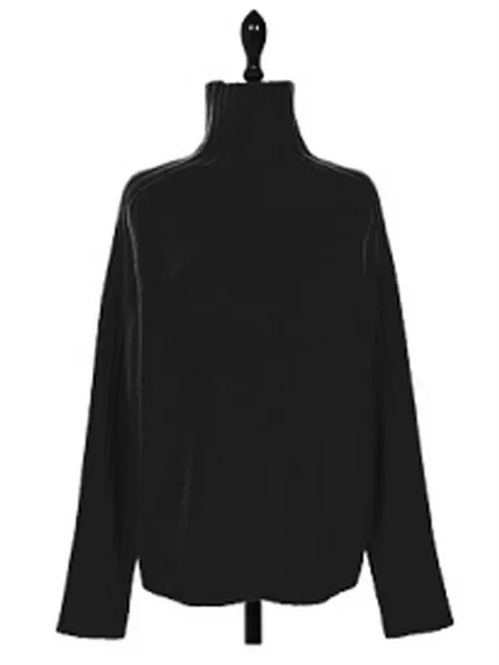 Women's Luxurious Oversized Ribbed Turtleneck Jumper | Ideal for Autumn/Winter