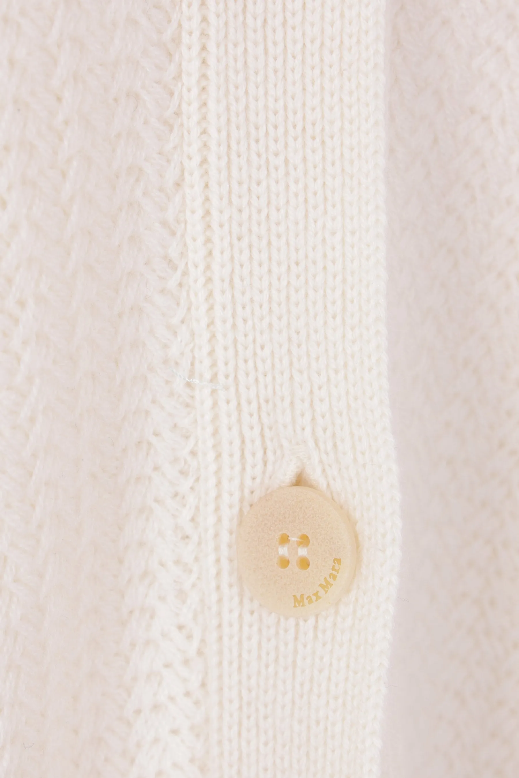 Wool-Cashmere Monogram Cardigan